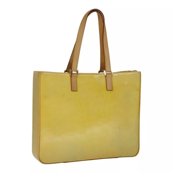 LOUIS VUITTON Monogram Vernis Columbus Tote Bag Gris M91028 LV Auth yk16875 - Picture 1 of 16